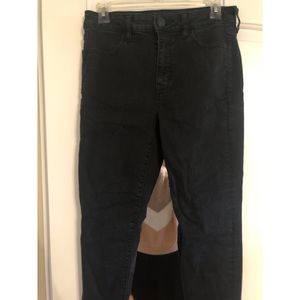 Black AE Hi Rise Jeggings